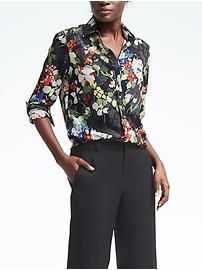 Dillon-Fit Floral Blouse | Banana Republic US