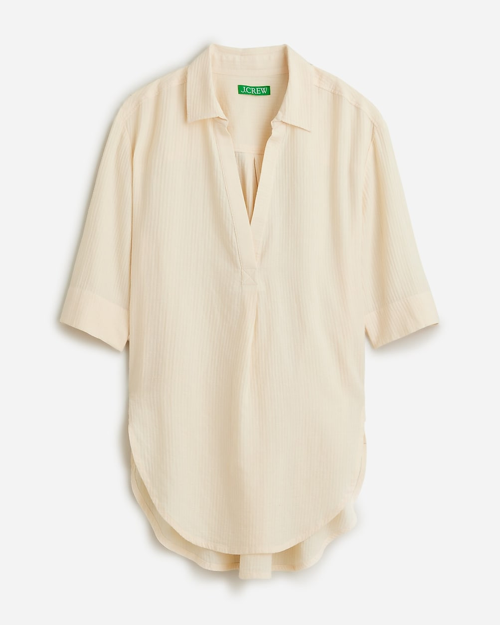 Popover shirt in airy gauze | J. Crew US