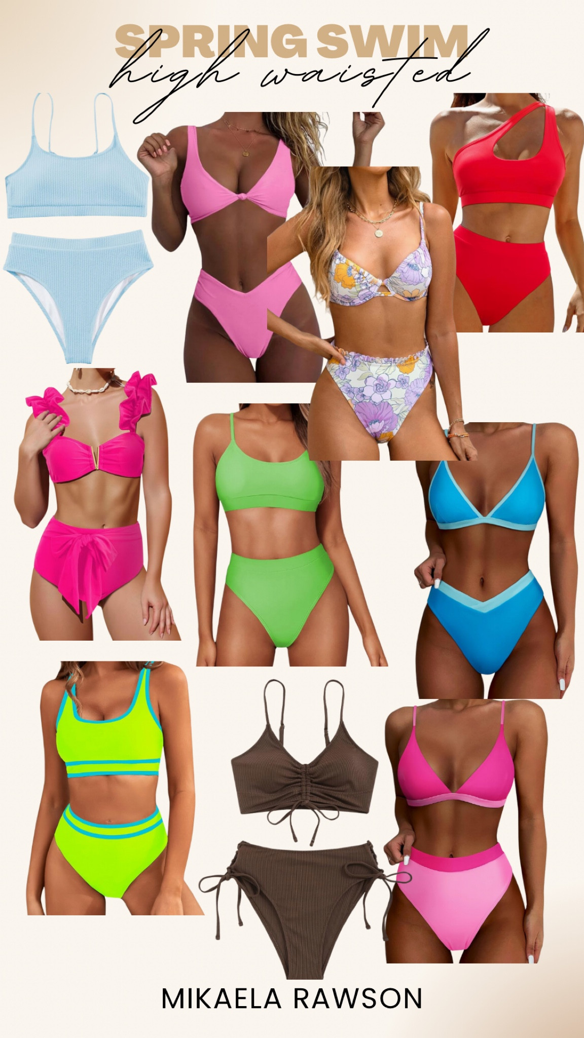 High waisted bikinis for spring 🍒✨

#LTKstyletip #LTKSeasonal #LTKmidsize