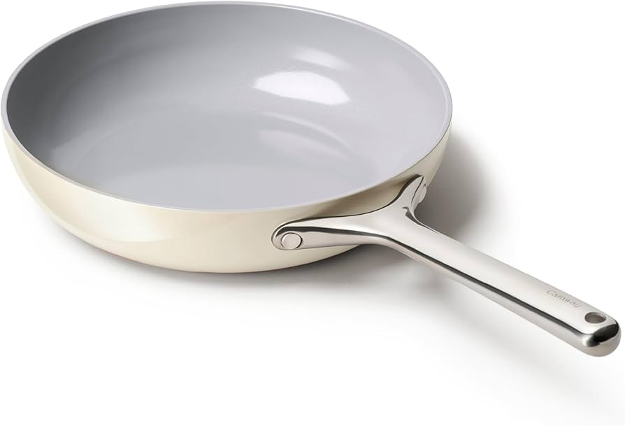 Caraway Nonstick Ceramic Frying Pan (2.7 qt, 10.5") - Non Toxic, PTFE & PFOA Free - Oven Safe & C... | Amazon (US)