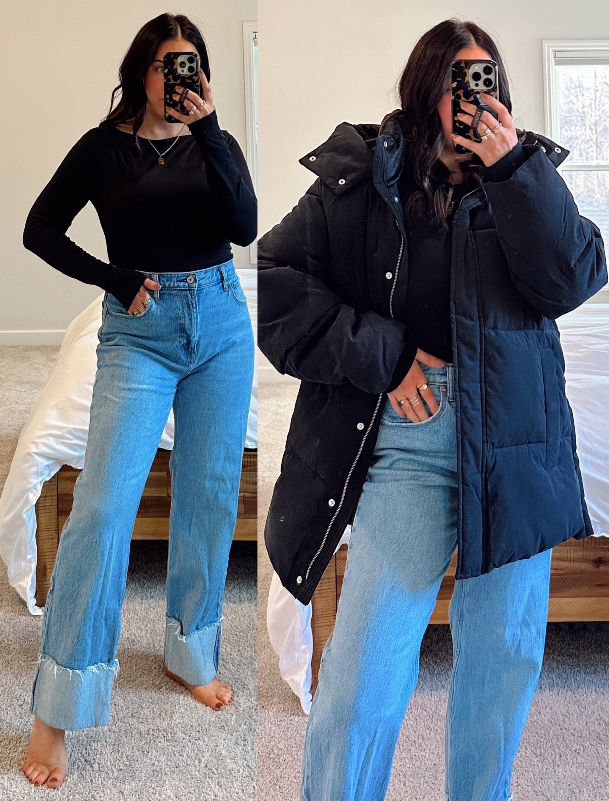 Winter outfit + puffer coat 25% off PLUS 15% off with code CYBERAF - wearing m in all, 29 s jeans 



#LTKCyberWeek #LTKSeasonal #LTKfindsunder100