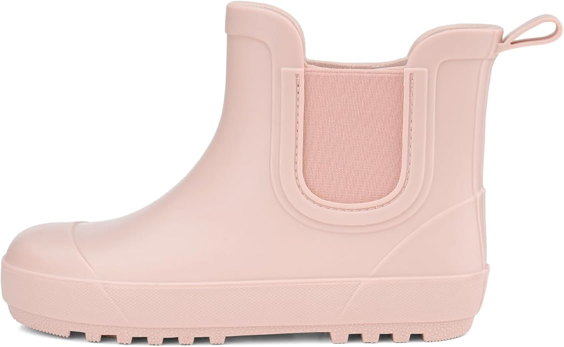 HISEA Rain Boots for Kids Waterproof, Ankle Rubber Boots for Boys Girls Toddler/Little/Big Kid | Amazon (US)