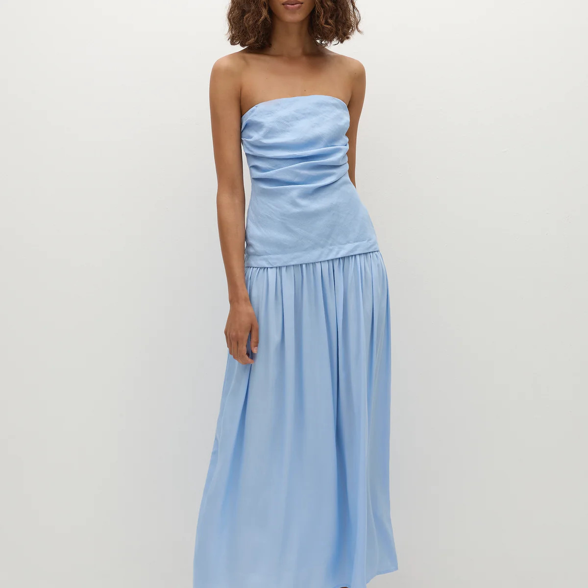 Hedy Maxi Dress Mineral Blue | Faithfull (AU)