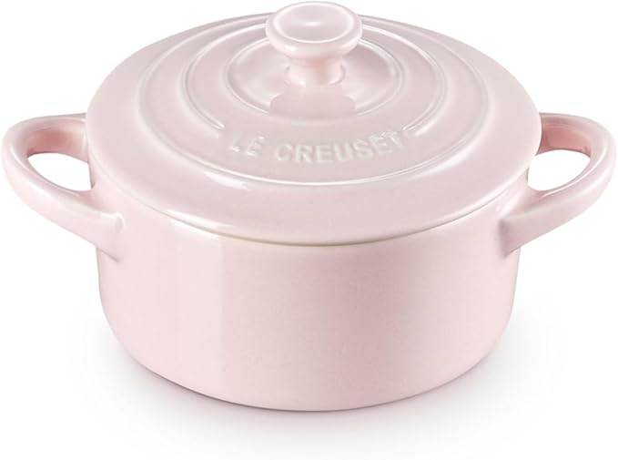 Le Creuset Stoneware Mini Round Cocotte, 8 oz., Shallot | Amazon (US)