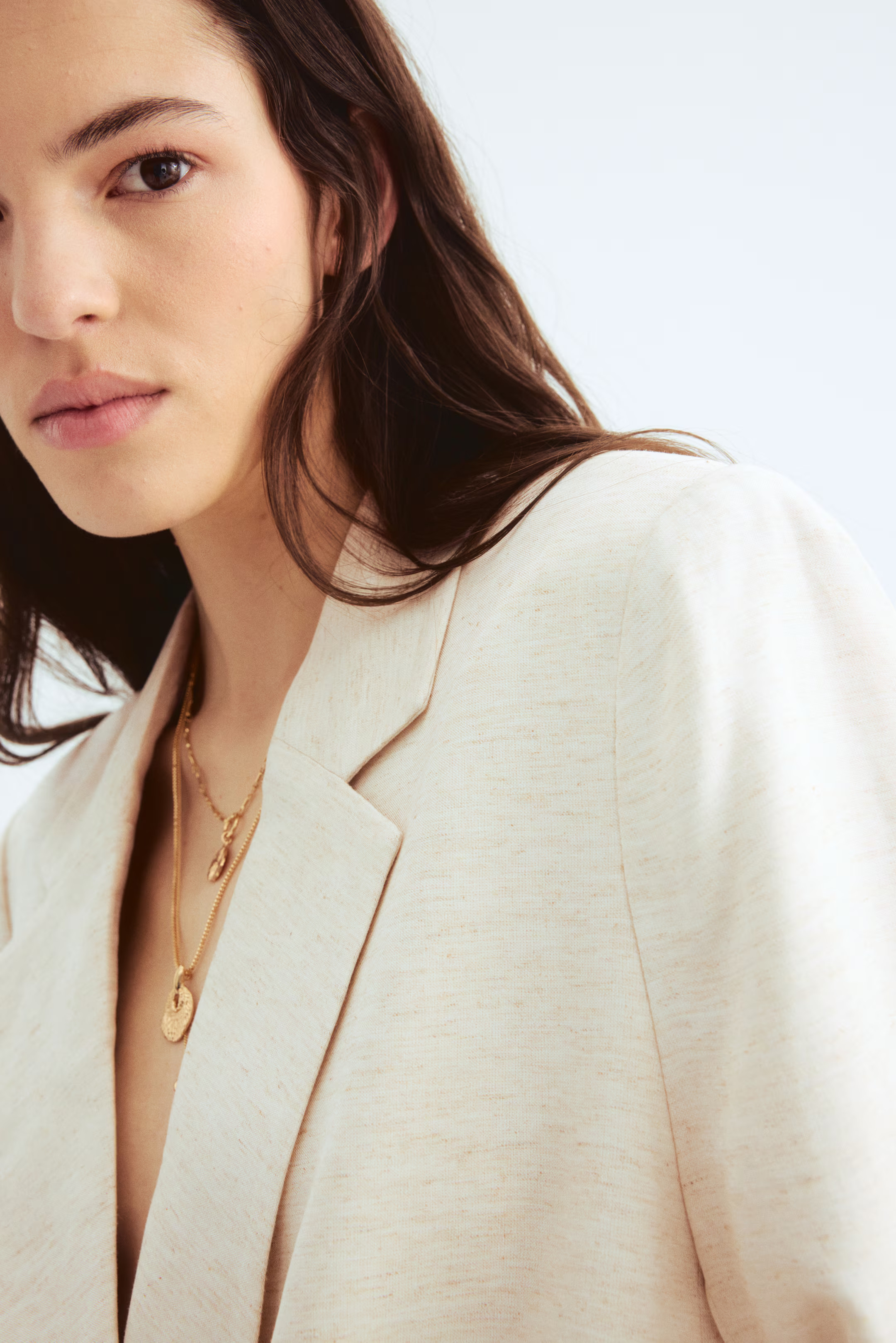 Linen-Blend Blazer | H&M (US + CA)