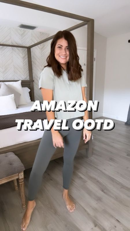 Amazon Travel #ootd ✈️ Staying comfy in these super cute and cozy #crzyoga finds! Obsessed! 

✨Don’t know what to wear? Follow me for a ton of affordable fashion finds, try ons and outfit ideas! ✨

Wearing a medium in the top and small in the bottom! The quality is 🤌🏼


#LTKfitness #LTKtravel #LTKfindsunder100