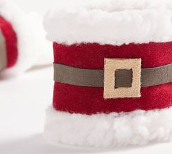 Santa's Belt Napkin Rings - Set of 4 | Pottery Barn (US)