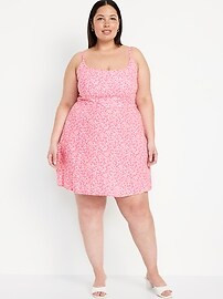 Fit & Flare Cami Mini Dress | Old Navy (CA)