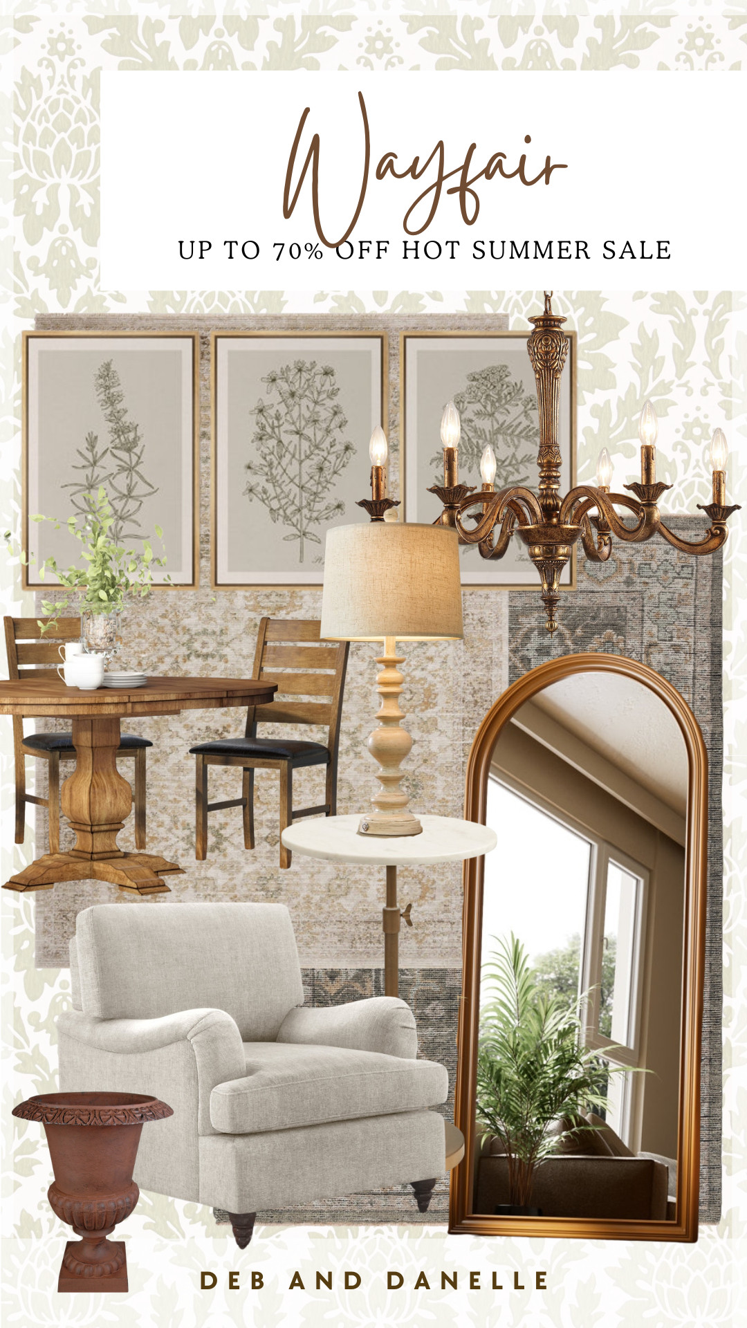 Wayfair's Hot Summer Sale is here and you can get up to 70% off on some of your home favorites, including new area rugs, light fixtures, living room furniture, and so much more! @Wayfair  

 #LTKSeasonal #LTKHome