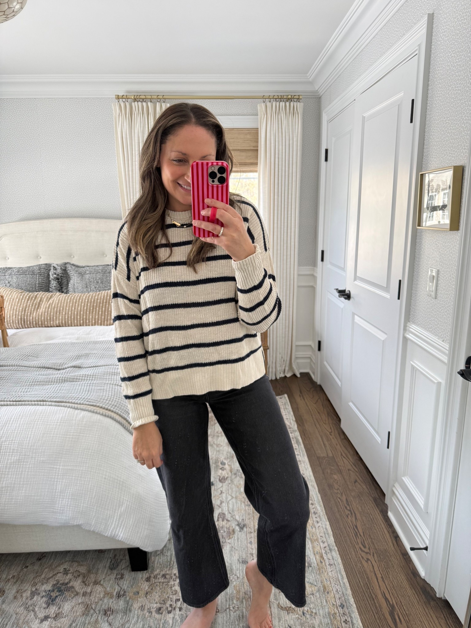 These $50 @Quince jeans are so good!  Wearing my usual jean size, they’re so flattering that I grabbed three pairs in different washes. If you haven’t tried them yet, grab a pair while they’re still in stock!! 



#LTKSeasonal #LTKootd #LTKmomlife