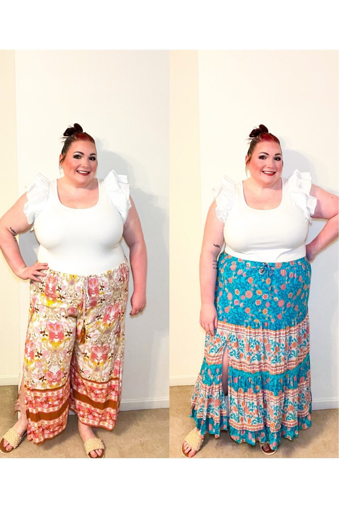 Strutting my stuff in this fabulous bodysuit 🤩

This fun bodysuit from @citychicofficial is giving me all the feels! I love the ruffle sleeves, they add the perfect texture & pop of fun! 💁🏻‍♀️ And these gorgeous pants & this pretty skirt y’all, this @citychicusa haul is *chefs kiss* 😘🤌🏻

#ccambassador #citychic #citychicusa #citychiconline #ccworldofcurves #citychicofficial #plussizefashion 

Vote for your favorite outfit below in the poll! ⤵️