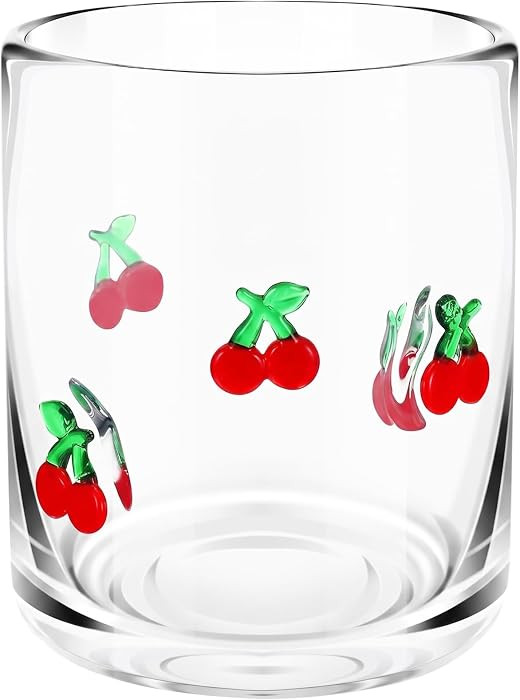 1 Pcs Icon Juice Glasses - 14oz Icon Juice Glass Cups Drinking Coffee Cute Glass Cup for Summer P... | Amazon (US)