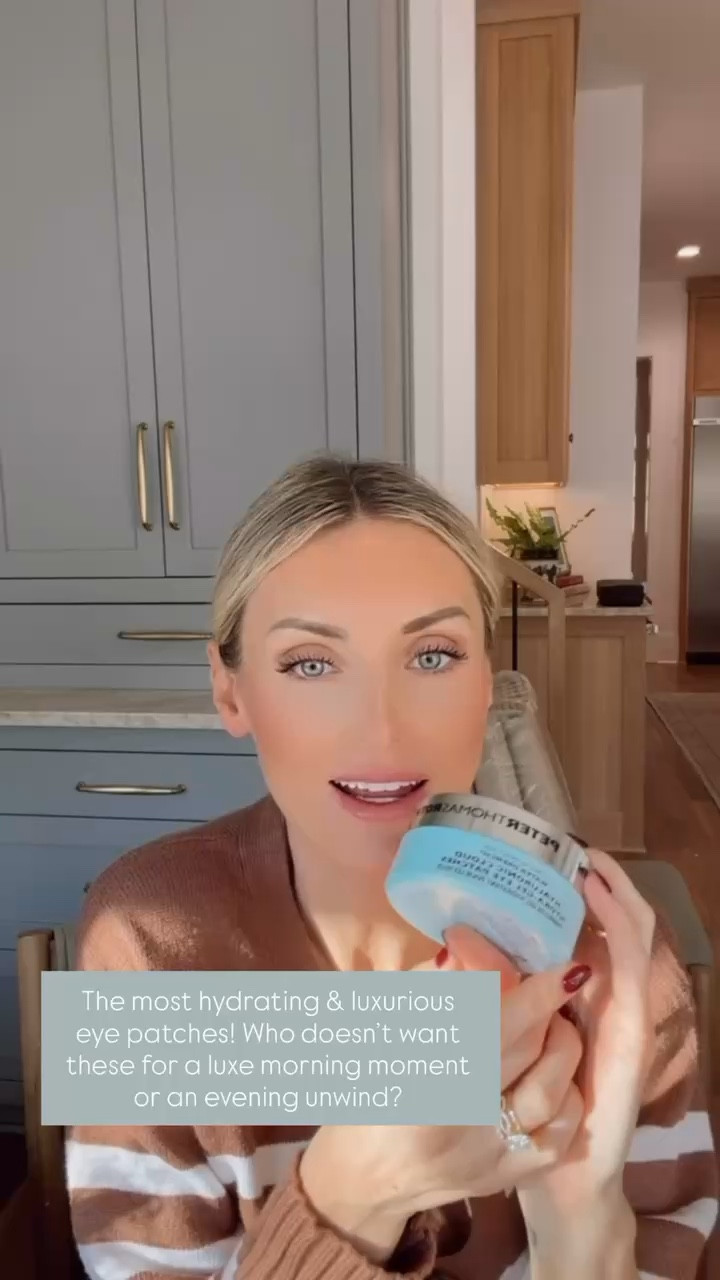 I have used these Peter Thomas Roth hydrating eye patches for years! I bring them with me on trips! Such a luxe gift!

Loverly Grey, Peter Thomas Roth, eye patches, favorite things party, white elephant gifts, self care gifts 

#LTKGiftGuide #LTKHoliday