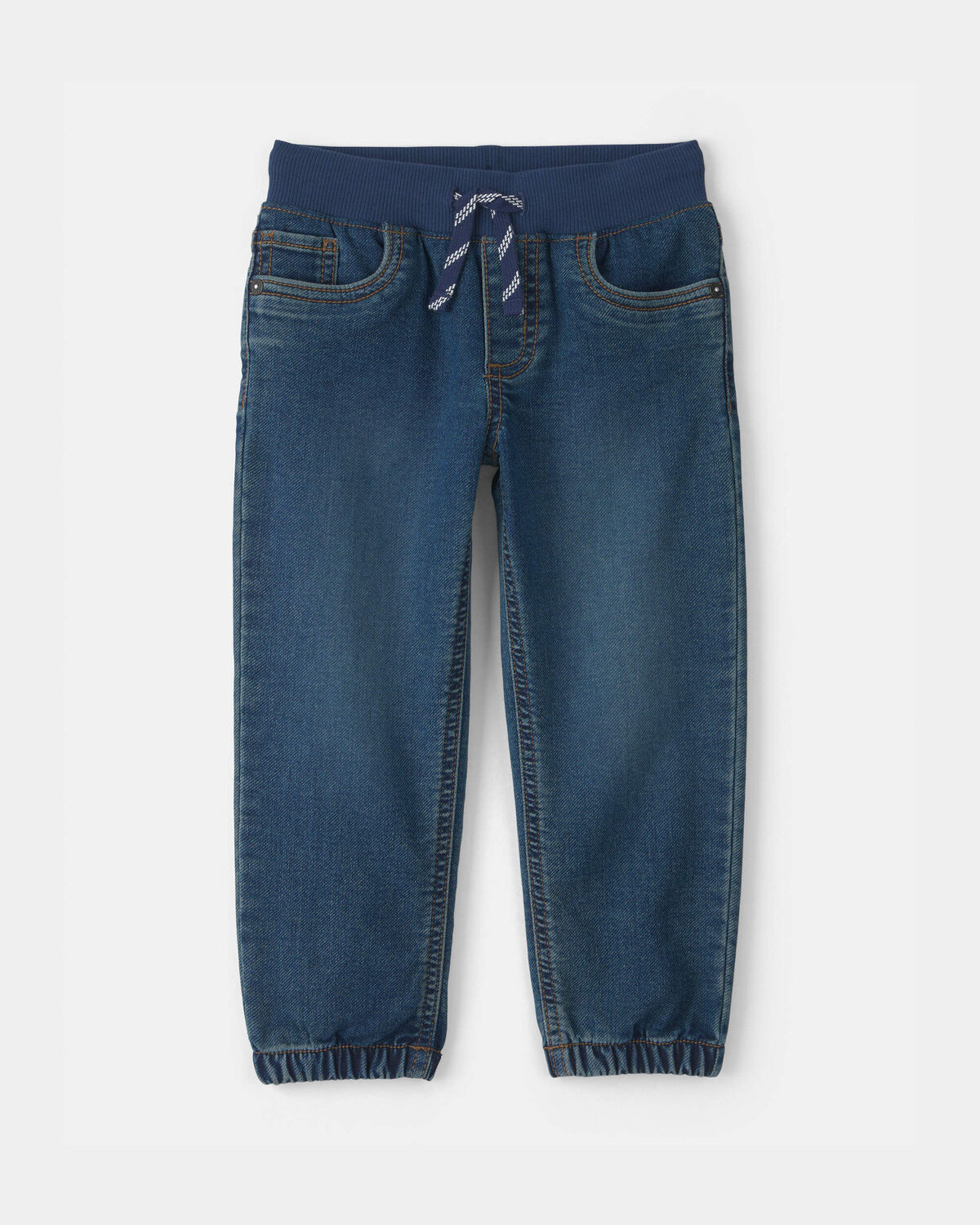 Toddler Boy Denim Jogger - Dark Wash | Carter's Inc
