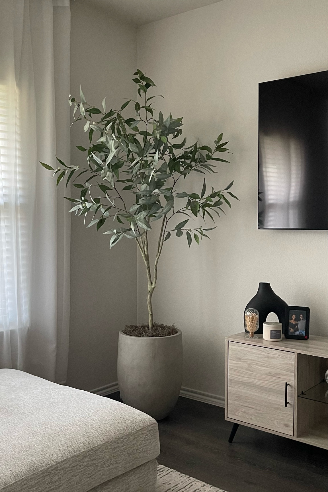 new home addition🌿🤍 | this faux eucalyptus tree is perfect✨

#LTKhome