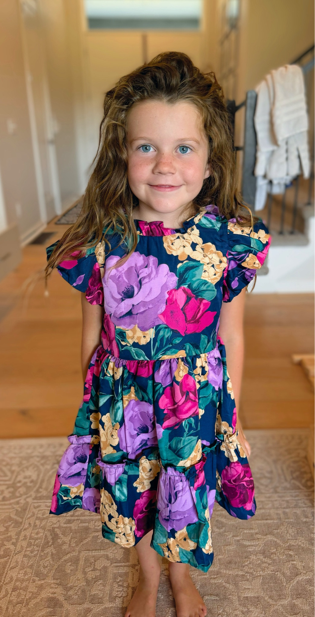 My daughter looks so adorable in this colorful floral dress that she loves! 
#kidsfashion #brunchoutfit #outfitinspo #seasonalstyle

#LTKSeasonal #LTKKids #LTKStyleTip