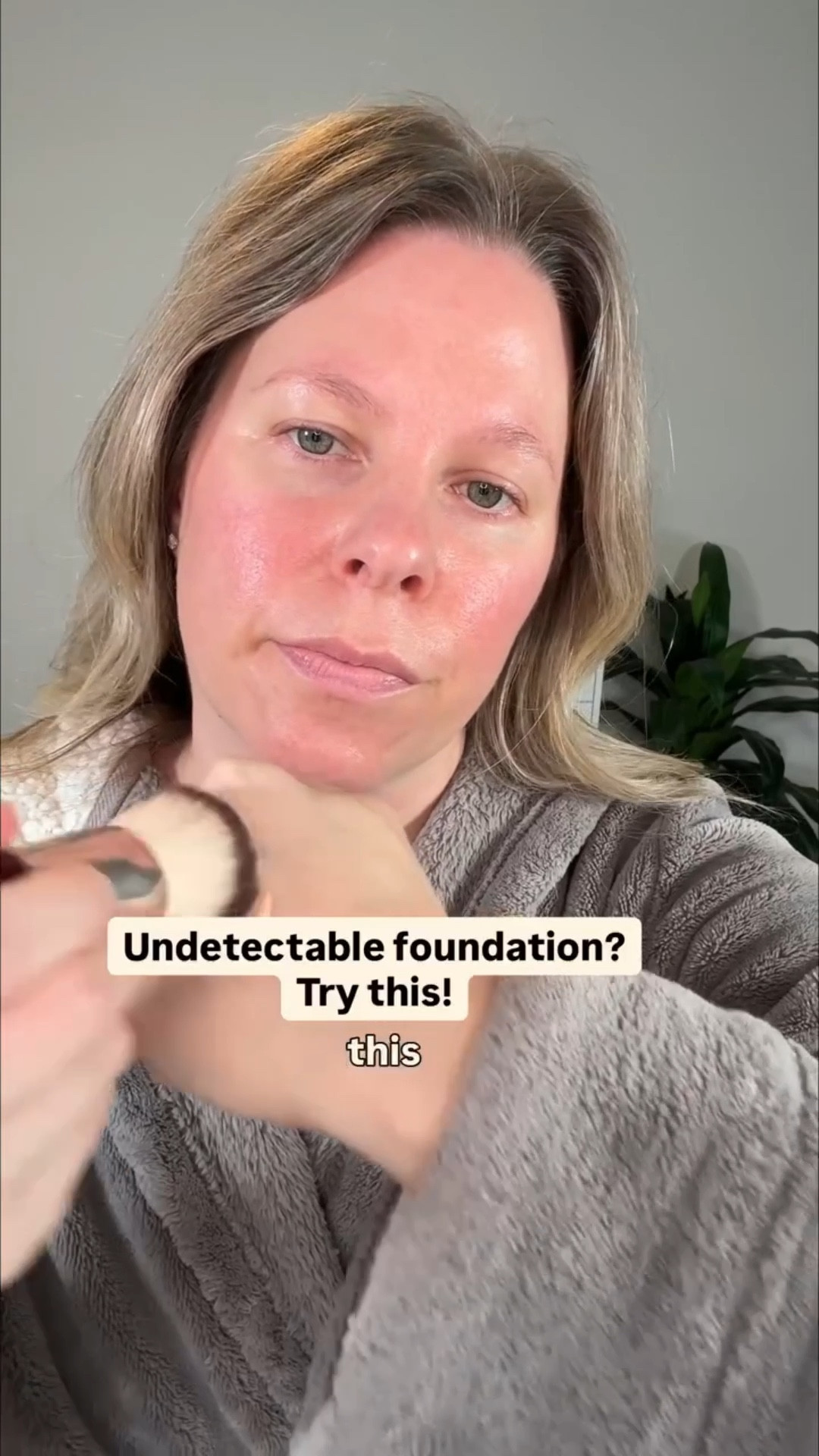 I like my foundation to look undetectable, so this is how I like to do it! The key is to really work the foundation into your makeup brush. Once it’s worked into your makeup brush, then press it onto the skin. Give it a try and follow for more easy and every day makeup! 

Using the @hourglasscosmetics foundation and @thebkbeauty brush. Happy to send these your way, just let me know in the comments.

#makeupformaturewomen #over35 #everydaymakeup