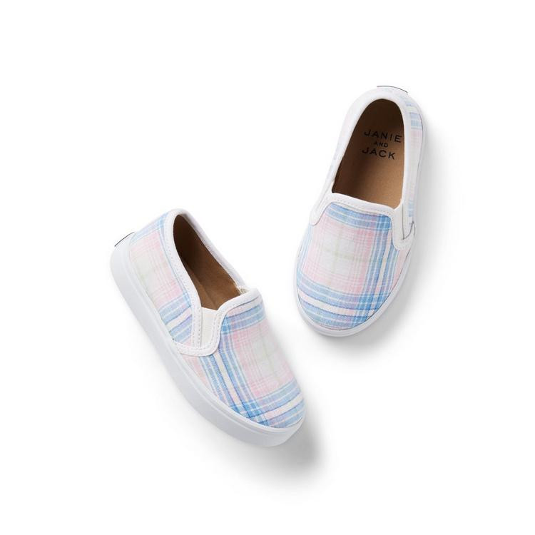 Plaid Slip-On Sneaker | Janie and Jack