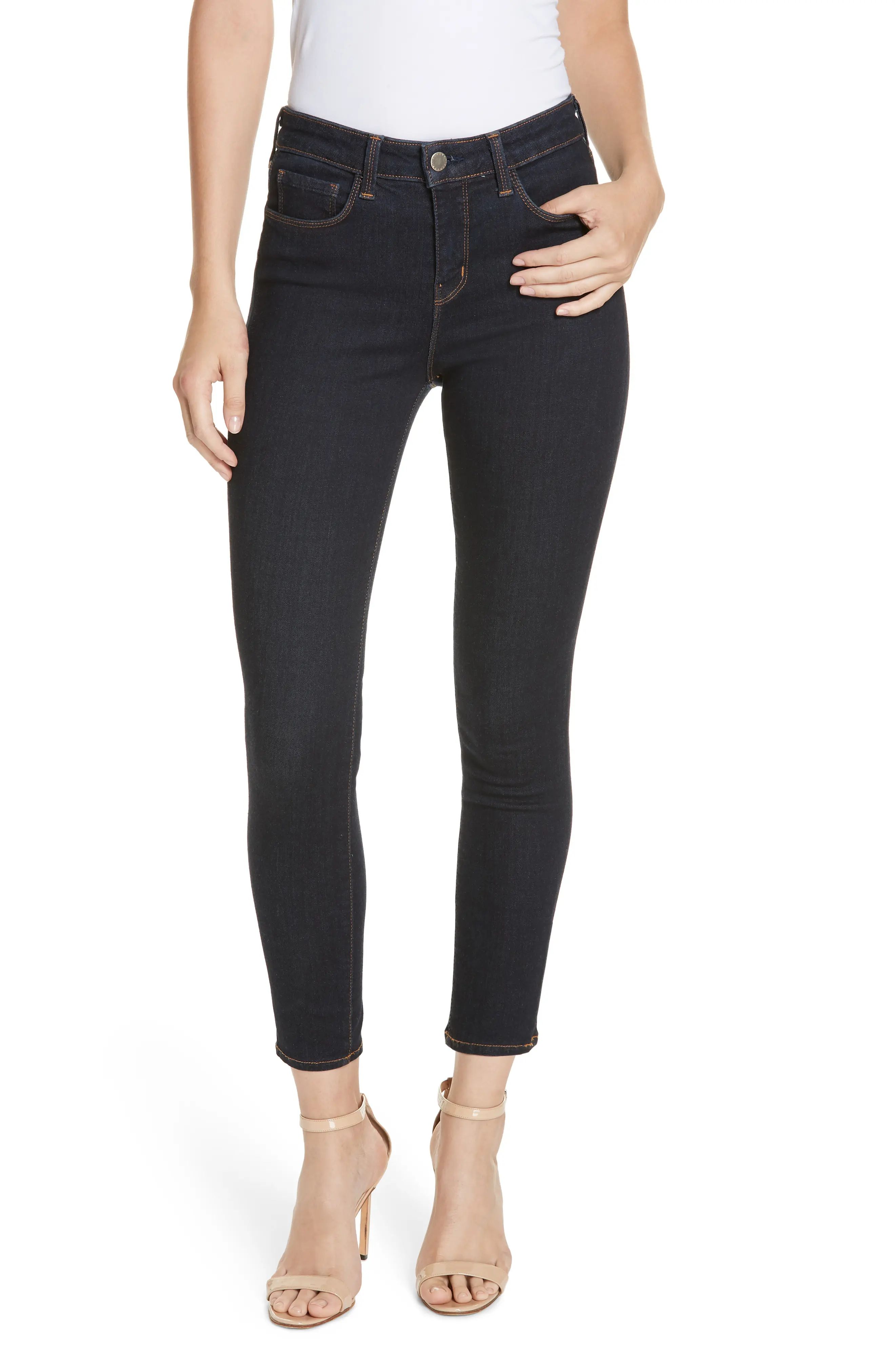 L'AGENCE Margot High Waist Crop Jeans | Nordstrom