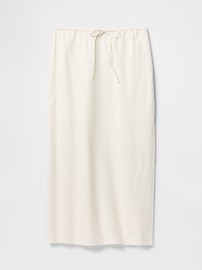 Linen-Blend Midi Skirt | Gap (US)
