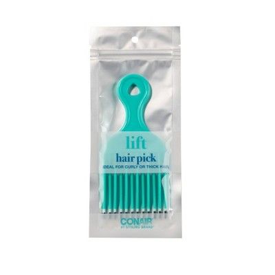 Conair Grooming Large Hair Pick Color Dip - Teal | Target