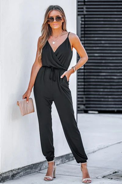 Tereza Drawstring Jogger Jumpsuit | Cupshe US