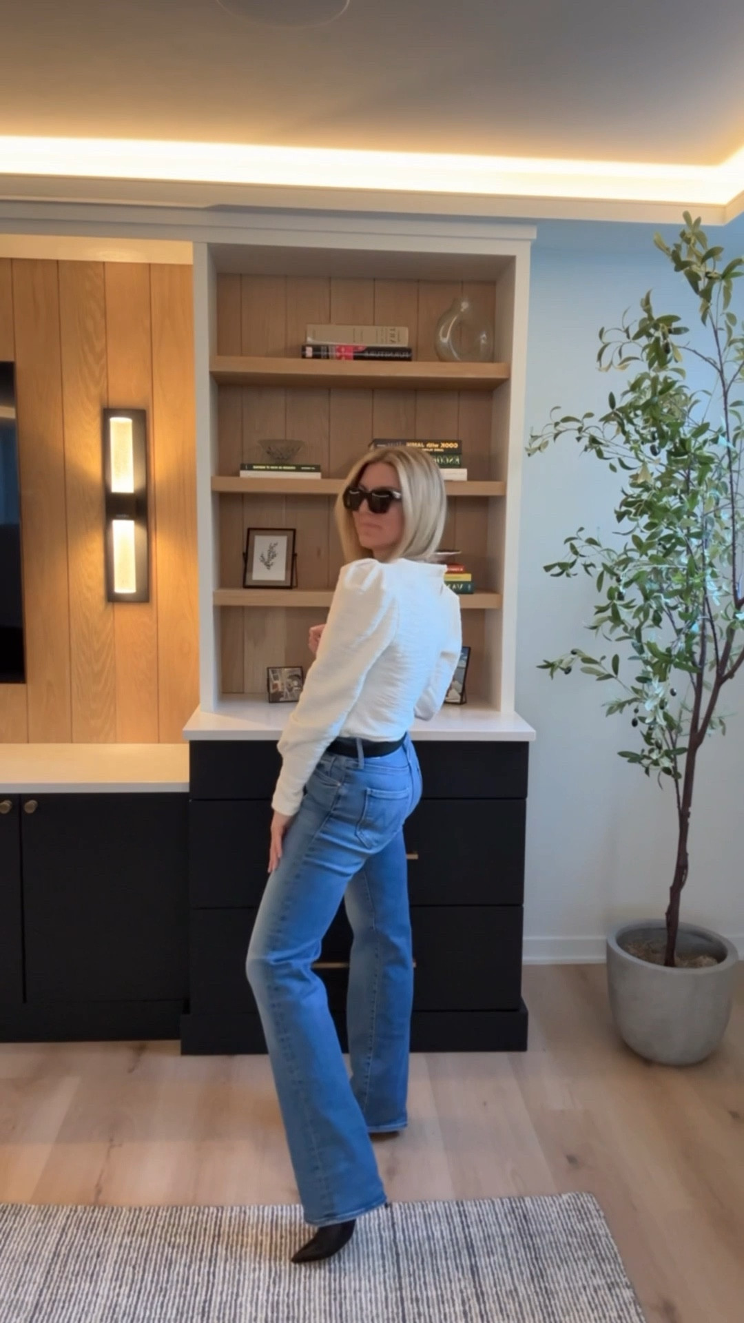 The Denim I'm Wearing This Winter in Chicago!

#LTKootd #LTKSeasonal #LTKOver40