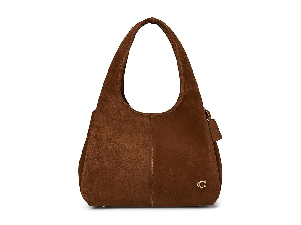 COACH Lana Shoulder Bag Shoulder Women's Handbags Warm Brown, Leather/Suede | Zappos