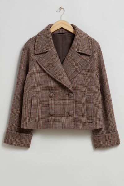 Cropped Pea Coat | H&M (UK, MY, IN, SG, PH, TW, HK)