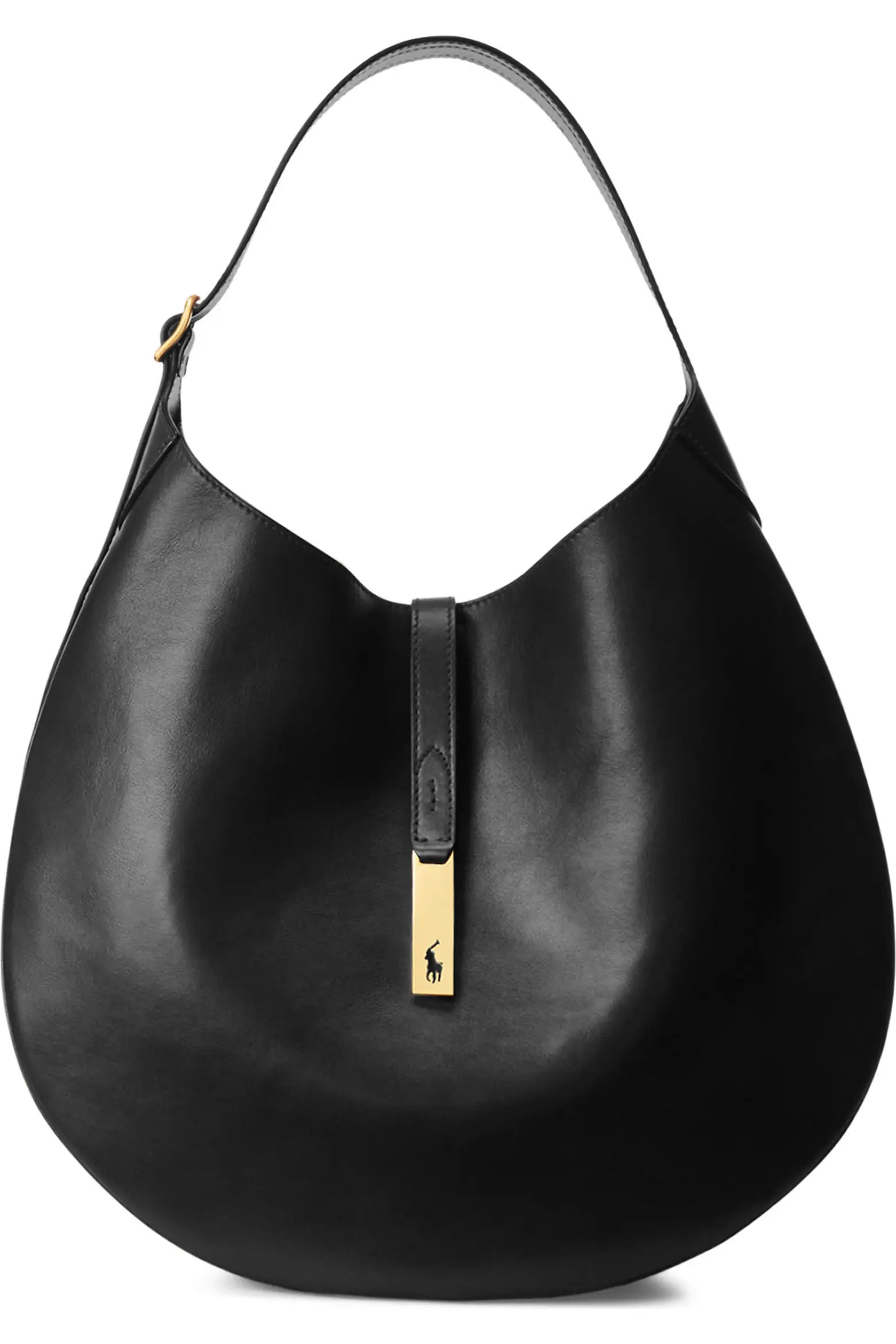 Polo Ralph Lauren Large Polo ID Leather Shoulder Bag (Women) | Nordstrom | Nordstrom
