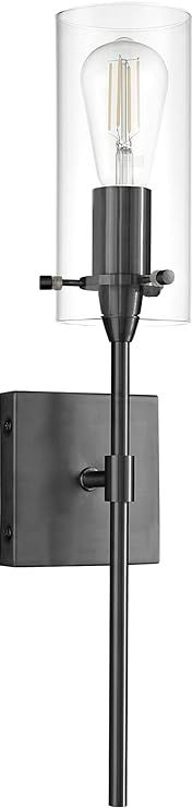 Linea di Liara Effimero Black Wall Sconce Lighting - Bathroom Light Fixture - Modern Indoor Inter... | Amazon (US)