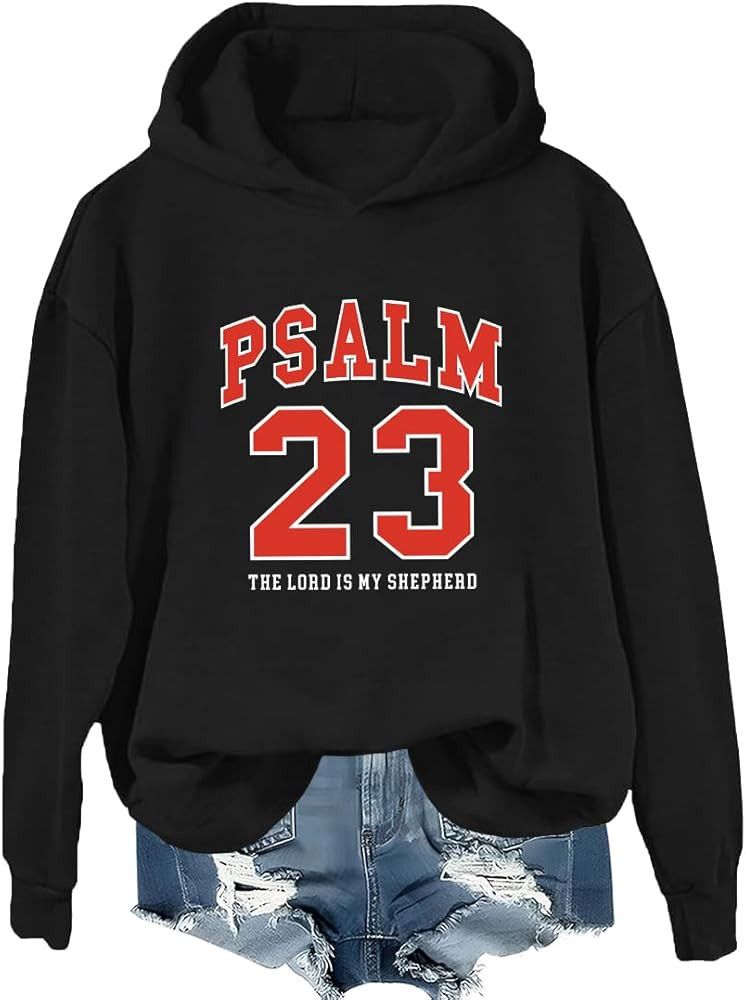Psalm 23 Sweatshirt The Lord Is My Shepherd Shirt Christian Shirts For Women Men | Amazon (US)