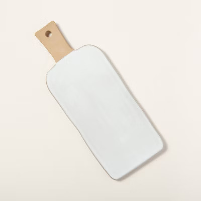 Glazed Stoneware Paddle Serve Board - Hearth & Hand™ with Magnolia | Target
