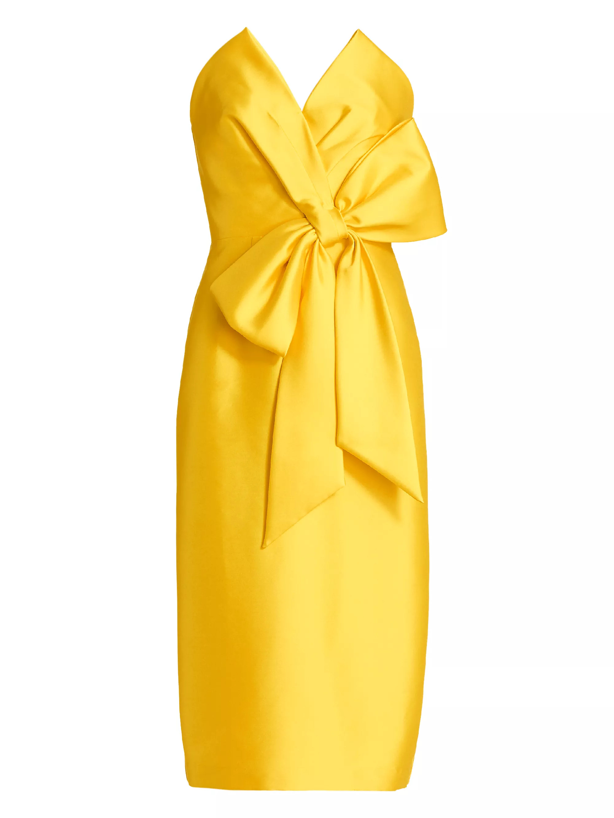 Scupture Bow-Front Strapless Dress | Saks Fifth Avenue