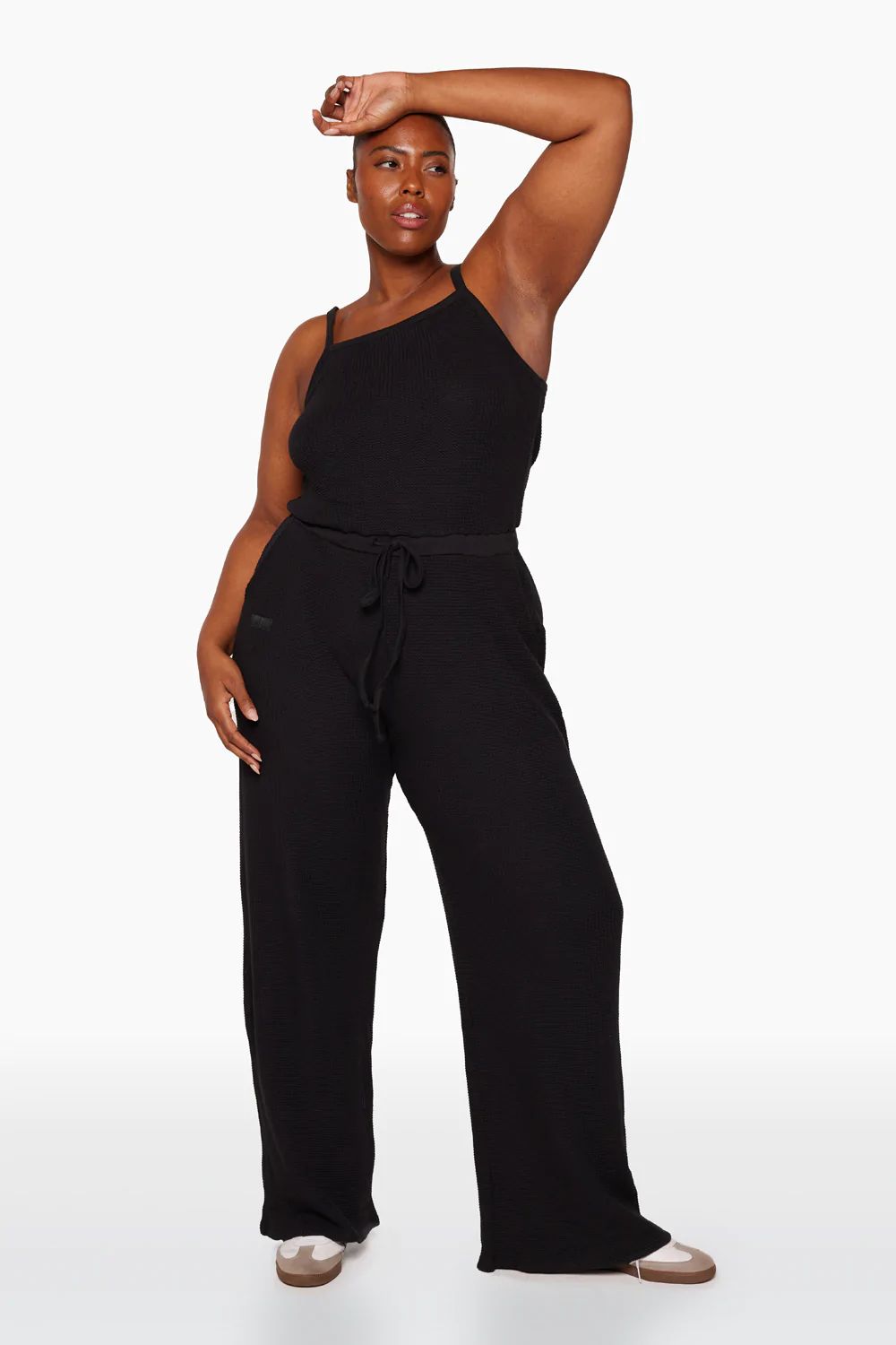 LOUNGE CAMI JUMPSUIT - ONYX | SET Active