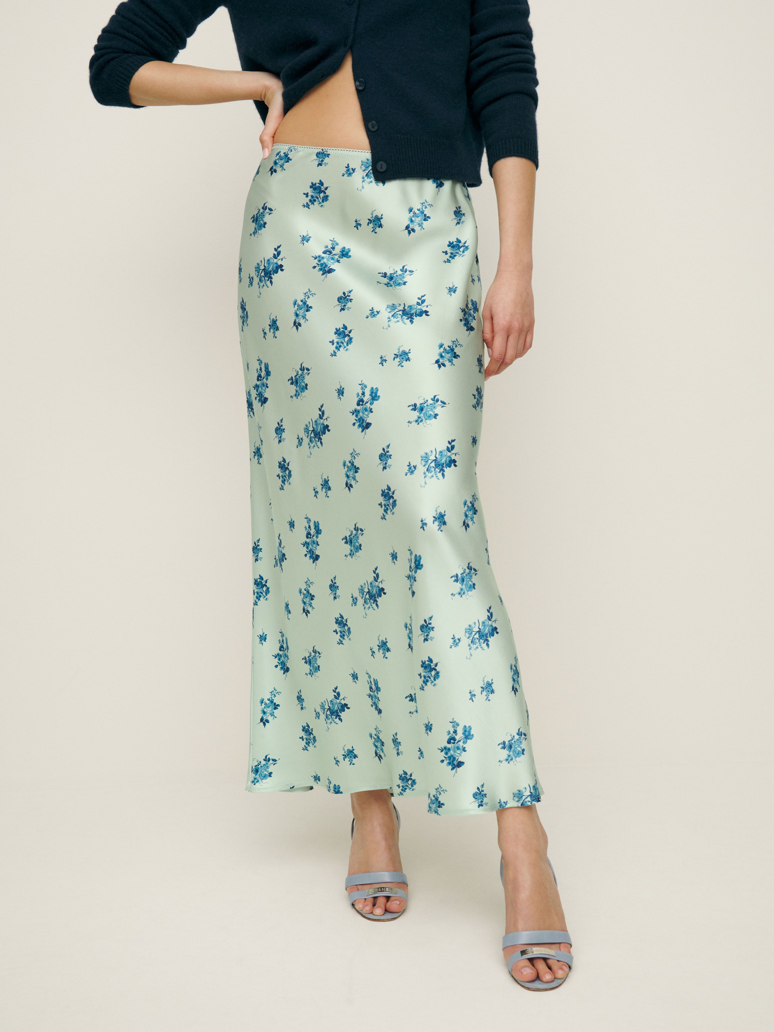 Layla Silk Skirt | Reformation (Global)