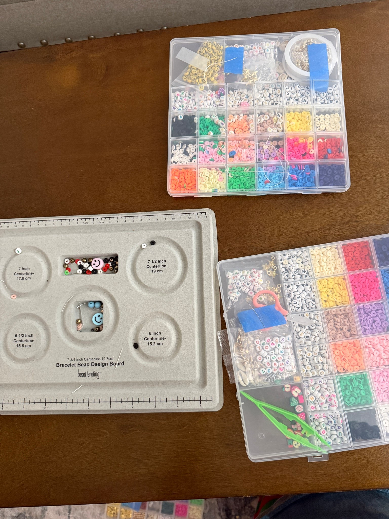 Bead making kit! Super affordable and easy for any age to use! This bracelet size board is also my go to when making bracelets. It’s perfect for determining size and spacing and keeping everything in one spot!

#LTKHoliday #LTKFindsUnder50 #LTKKids