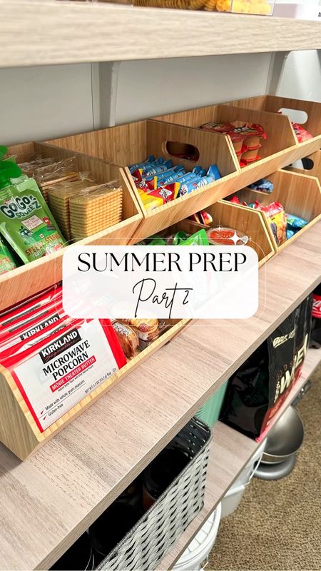 Stock up on snacks for when the kids are on Summer break! 

#organization #organizing #snacks #pantry #kitchen

#LTKFamily #LTKHome #LTKKids