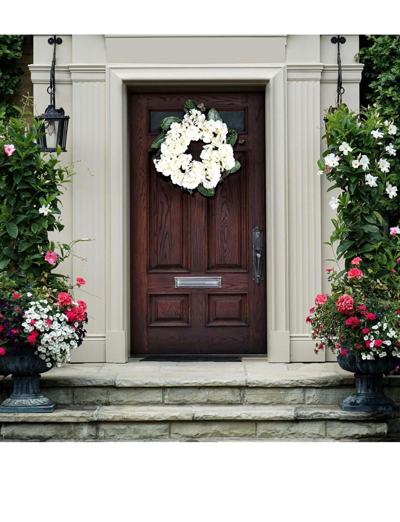 SAFAVIEH Home Collection Faux Artificial 22-inch Hydrangea & Magnolia Decorative Wreath

#LTKHome