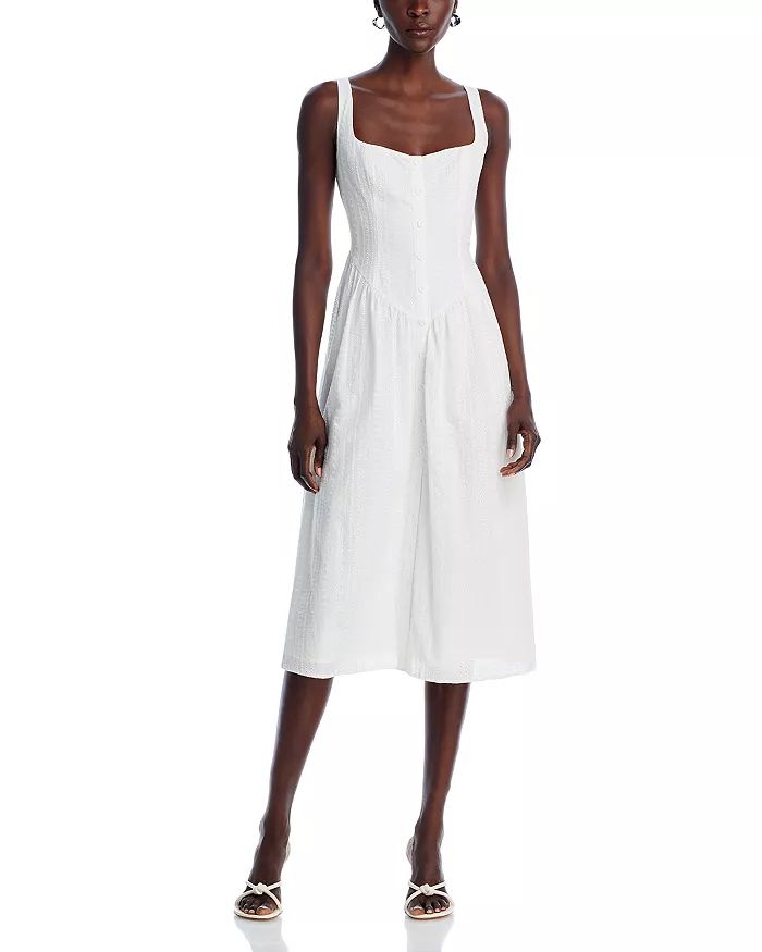 AQUA Eyelet Princess Midi Dress - 100% Exclusive Women - Bloomingdale's | Bloomingdale's (US)