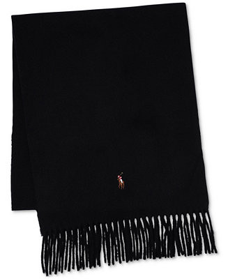 Men's Signature Italian Virgin Wool Scarf | Macy's