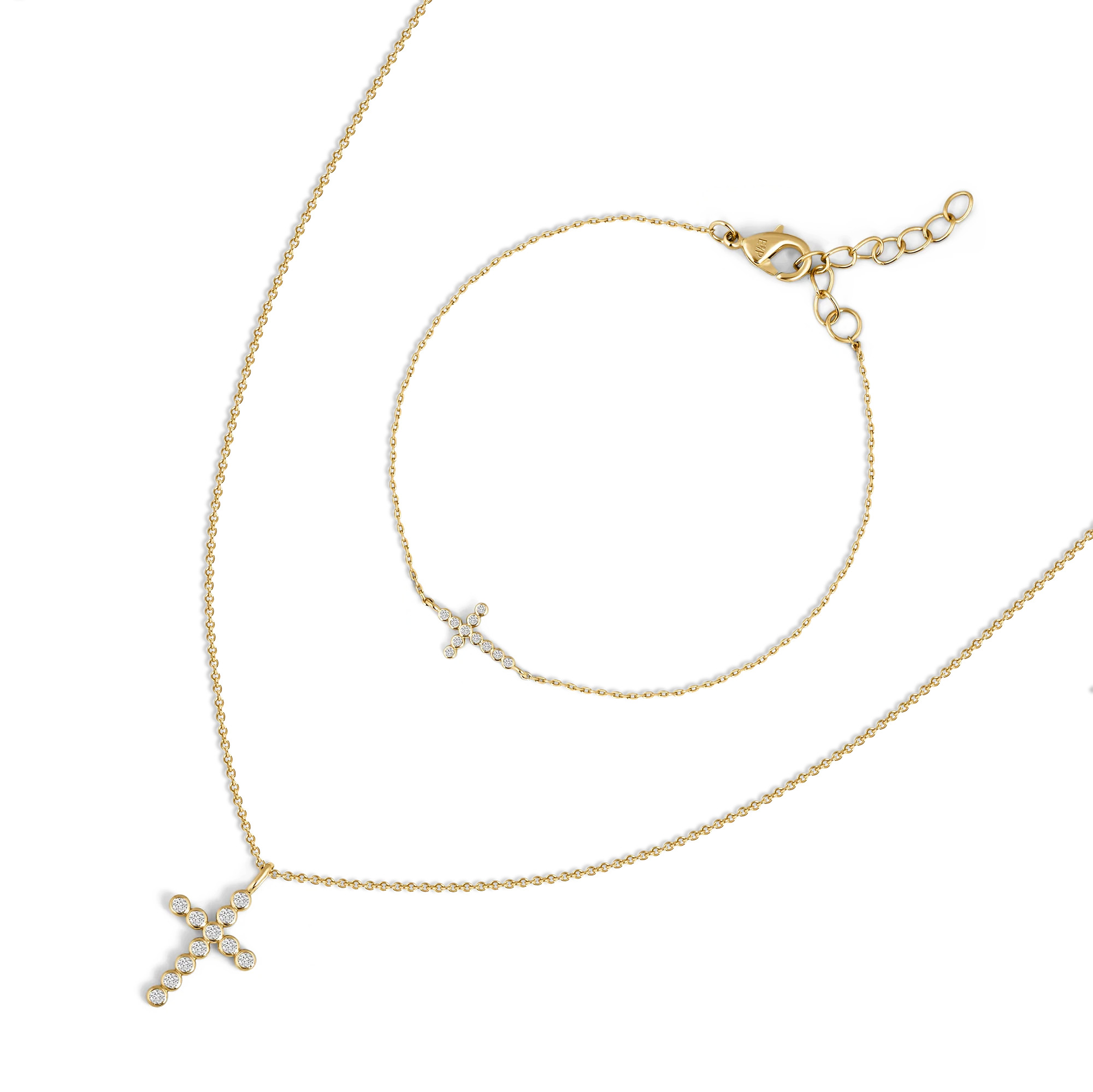 Devoted Cross Set of 2 | Electric Picks Jewelry