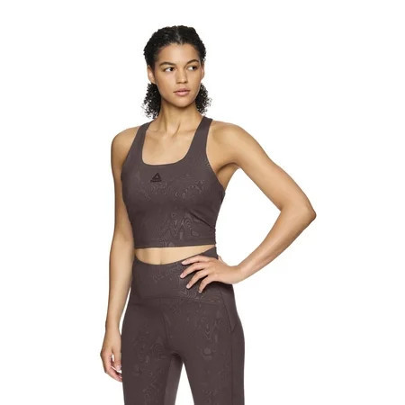 Reebok Women’s Cropped Bra Tank with Removable Cups Sizes XS-XXXL | Walmart (US)