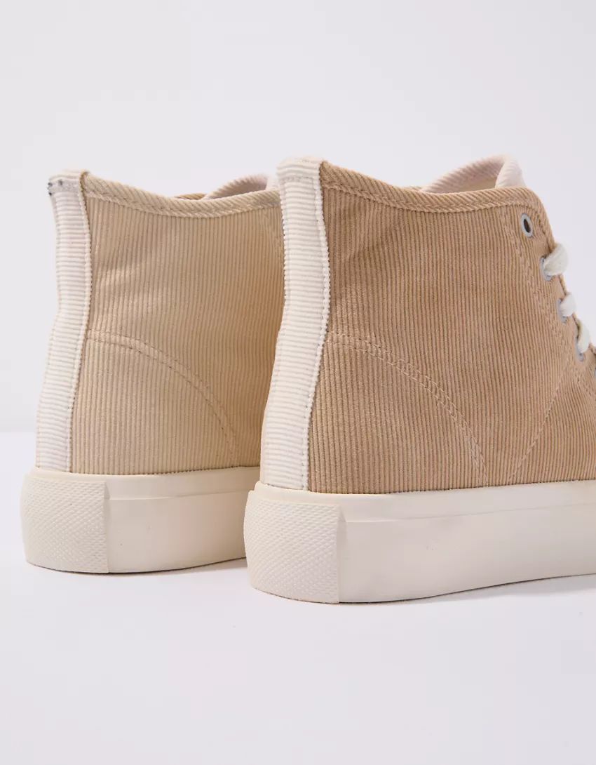 AE Corduroy Platform High-Top Sneaker | American Eagle Outfitters (US & CA)
