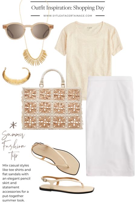 A sleek summer day outfit ☀️🧡

#LTKSeasonal #LTKStyleTip #LTKOver40