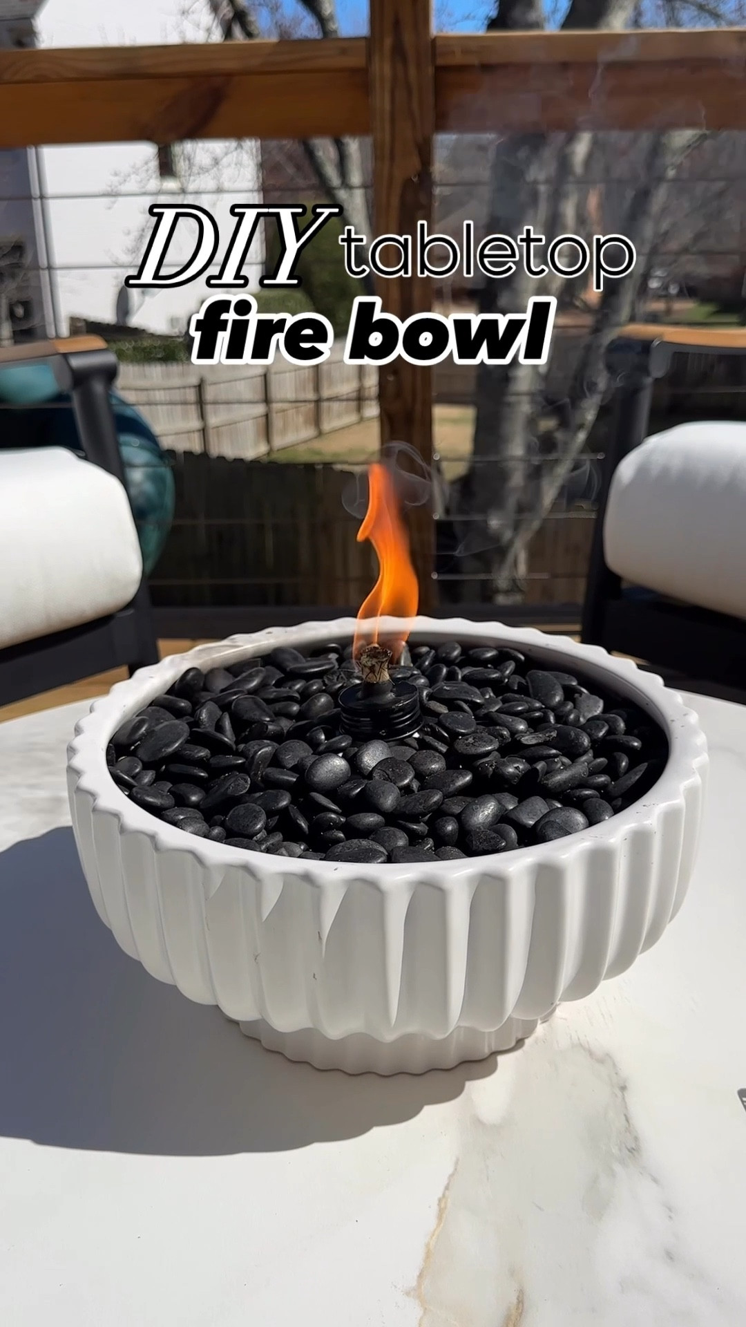DIY tabletop fire bowl 

#LTKHome #LTKSeasonal #LTKFindsUnder50