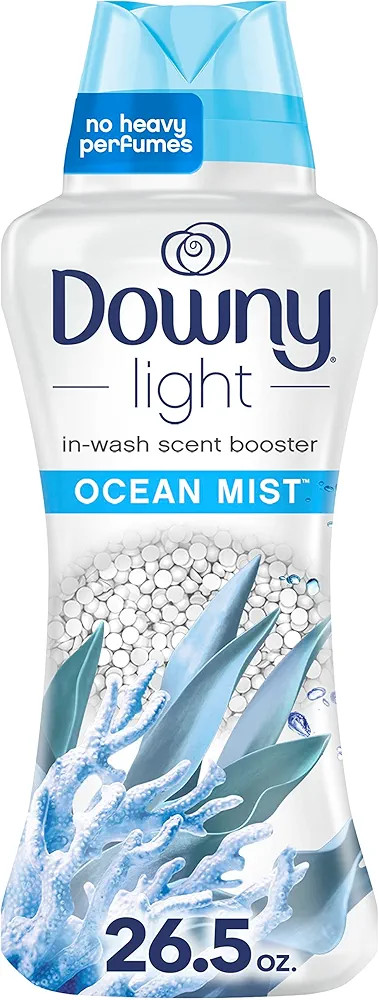 Downy Light Laundry Scent Booster Beads for Washer, Ocean Mist, 26.5 oz, with No Heavy Perfumes, ... | Amazon (US)