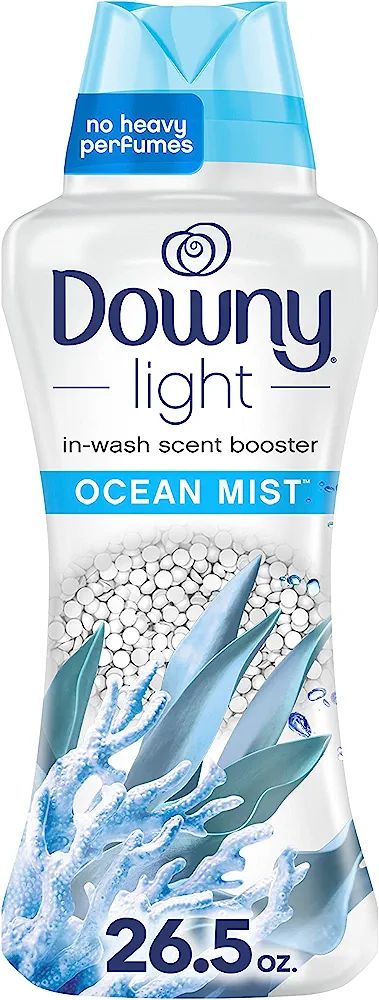Downy Light Laundry Scent Booster Beads for Washer, Ocean Mist, 26.5 oz, with No Heavy Perfumes, ... | Amazon (US)
