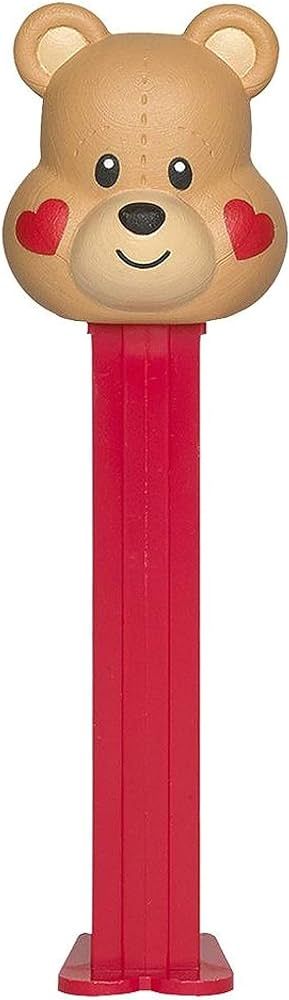 PEZ Valentine Candy Dispenser - Valentine's Teddy Bear With Candy Refills | Valentines Day Gift, ... | Amazon (US)