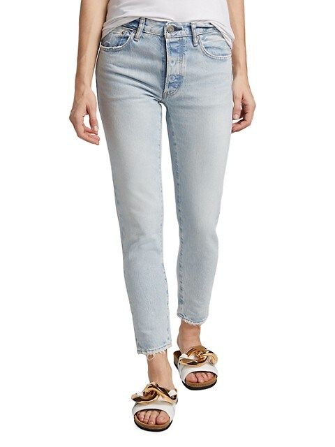 Moussy Vintage Naval Low-Rise Crop Slim Jeans | Saks Fifth Avenue